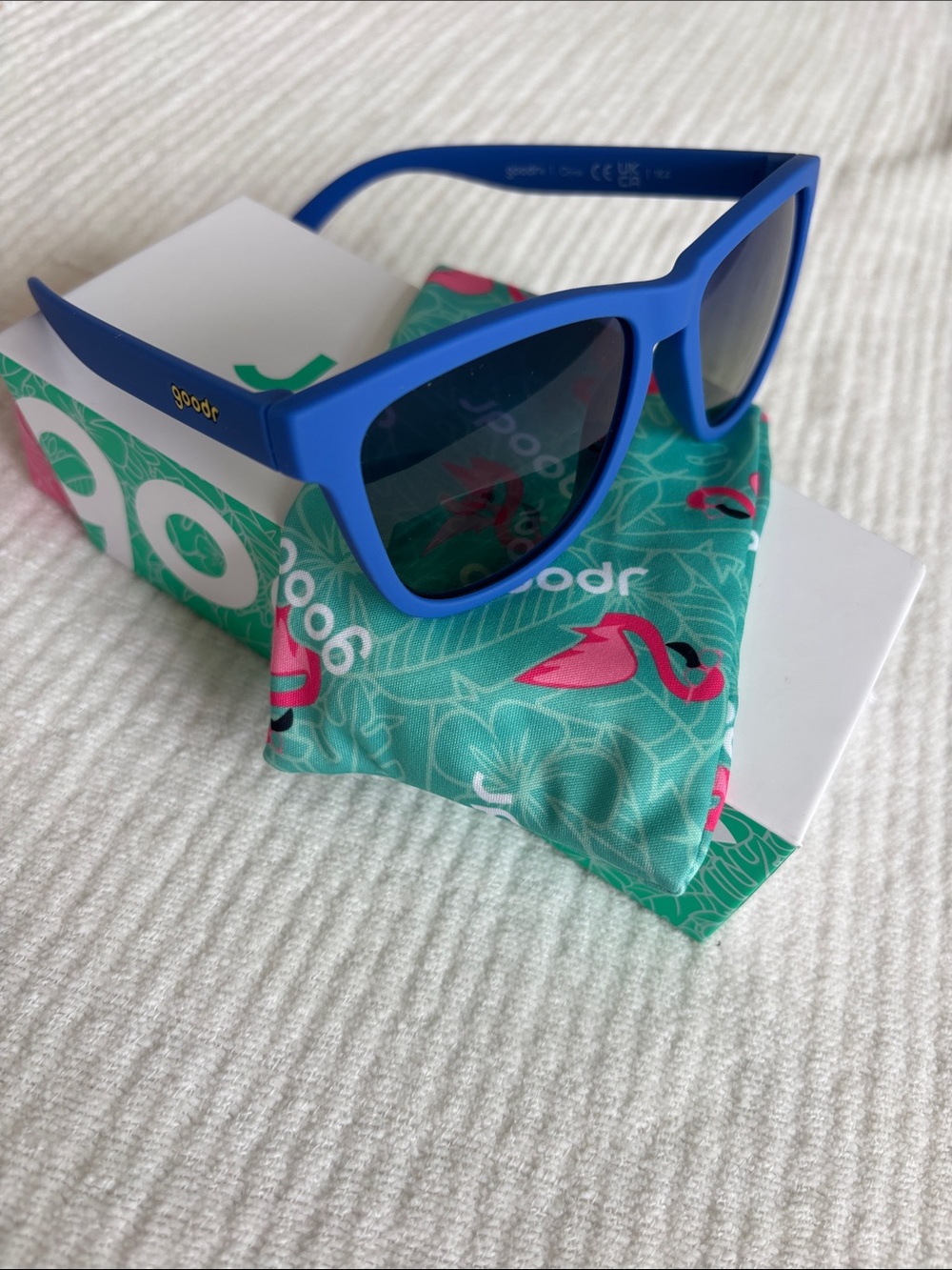 BRAND NEW NEVER WORN goodr BLUE LOBSTER'S SCUBA REVENGE - polarized OG